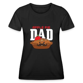 Apple pie - Women's Functional T-Shirt - black - Front - AI Model Female 172 light (172cm)