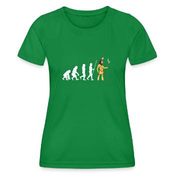 Native American Indian Abenaki - Frauen Funktions-T-Shirt - Kelly Green - Vorne - AI Model Female 172 dark (172cm)