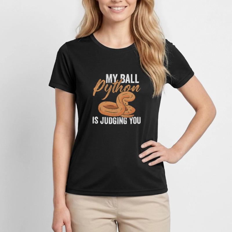 Python Königspython Banana Ball Python Women's Functional T-Shirt