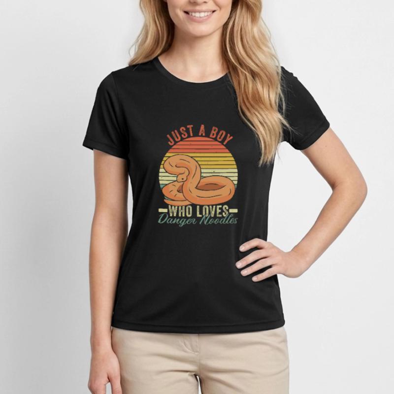 Königspython Banana Ball Python Dangerous Noodle Women's Functional T-Shirt