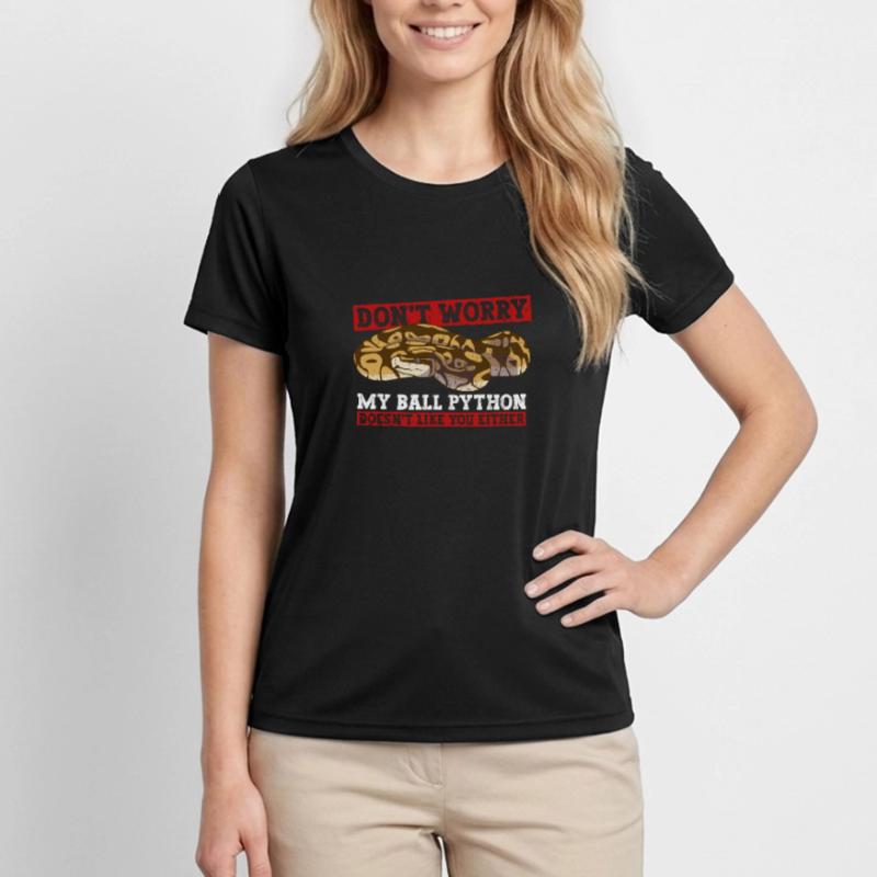 Königspython Banana Ball Python Women's Functional T-Shirt