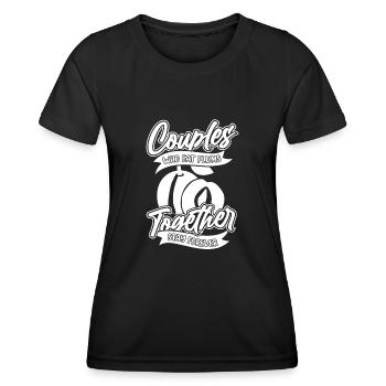 Plum pair - Women's Functional T-Shirt - black - Front - AI Model Female 172 light (172cm)