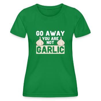 Garlic Cloves - Women's Functional T-Shirt - kelly green - Front - AI Model Female 172 dark (172cm)