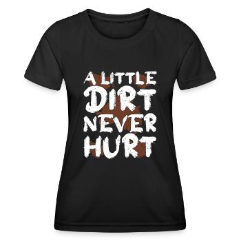 Dirt Bike Motorcycle Motocross Biker - Women's Functional T-Shirt - black - Front - AI Model Female 172 light (172cm)