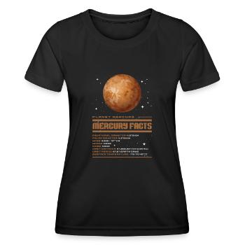 Mercure - T-shirt sport Femme - noir - Devant - AI Model Female 172 light (172cm)