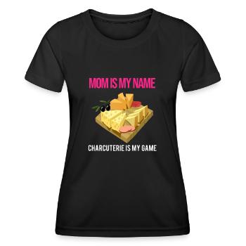Käserei Zitat für Gouda-Käse und Gouda-Liebhaber - Frauen Funktions-T-Shirt - Schwarz - Vorne - AI Model Female 172 light (172cm)