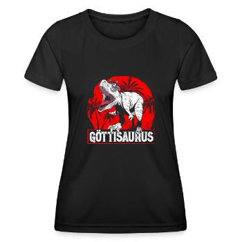 Ti Firmgötti Taufgötti Göti Geschenkidee - Frauen Funktions-T-Shirt - Schwarz - Vorne - AI Model Female 172 light (172cm)