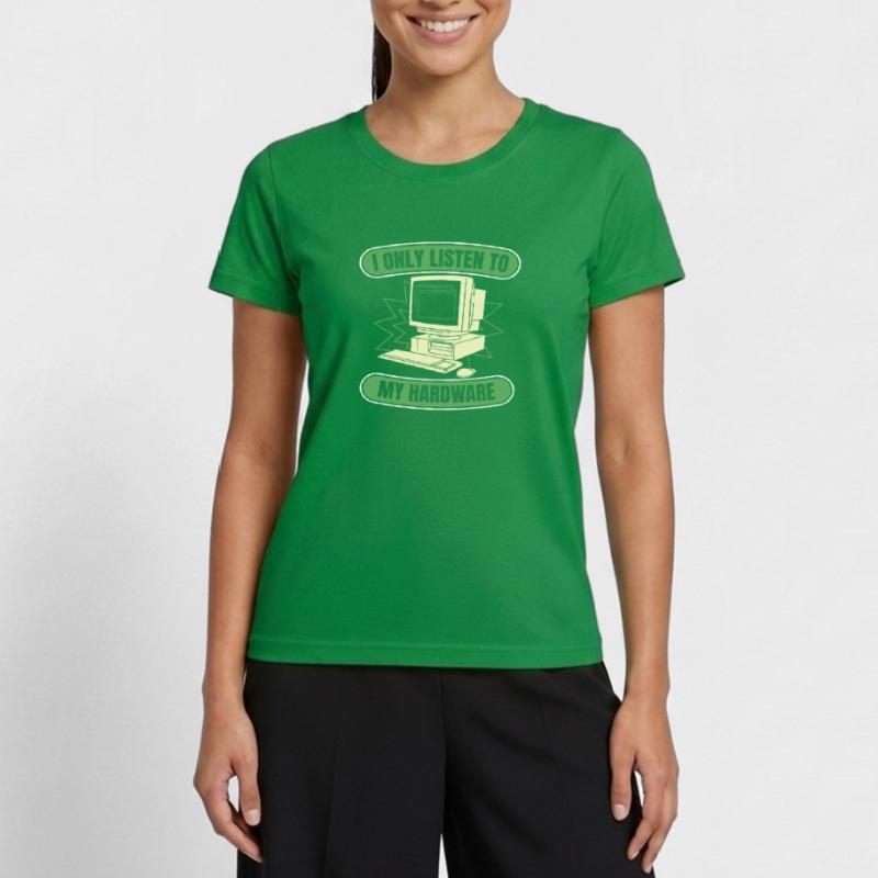 Entwickler Coder Programmierer Hardware Frauen Funktions-T-Shirt