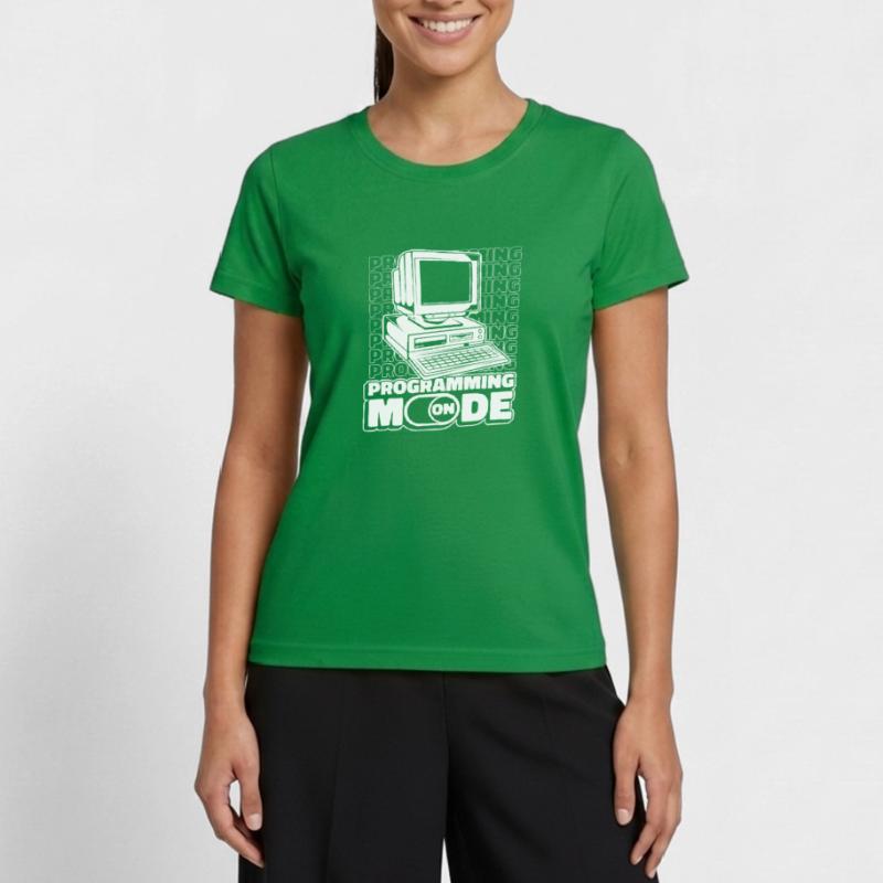 Entwickler Coder Programmierer Modus Frauen Funktions-T-Shirt