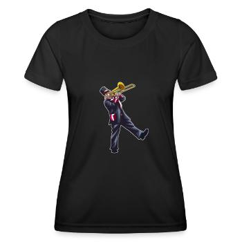 Spielmannszug Trombone Kerl - Women's Functional T-Shirt - black - Front - AI Model Female 172 light (172cm)