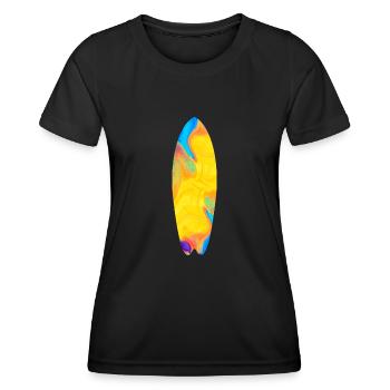 Surfeurs Surfeurs Surfeurs - T-shirt sport Femme - noir - Devant - AI Model Female 172 light (172cm)