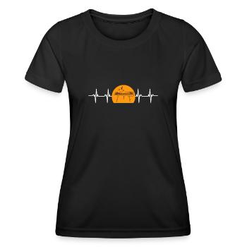 Pedal Steel Guitar - T-shirt sport Femme - noir - Devant - AI Model Female 172 light (172cm)