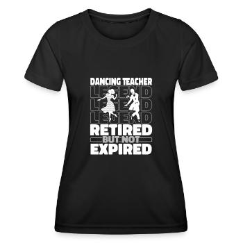 Tanzlehrer Im Ruhestand - Frauen Funktions-T-Shirt - Schwarz - Vorne - AI Model Female 172 light (172cm)