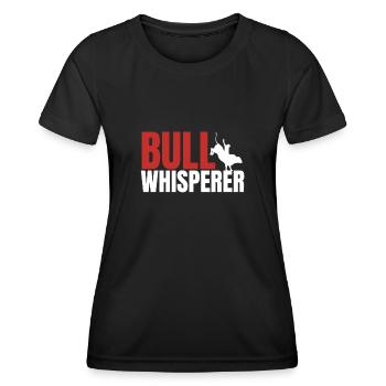 Future Bull Rider Steer Riding - T-shirt sport Femme - noir - Devant - AI Model Female 172 light (172cm)