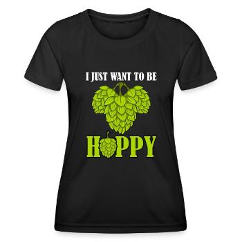 Beer Craft Beer Hops Beer Brewers - Women's Functional T-Shirt - black - Front - AI Model Female 172 light (172cm)