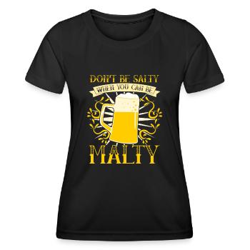 Beer Hops Craft Beer Malt Beer Brewers - Women's Functional T-Shirt - black - Front - AI Model Female 172 light (172cm)