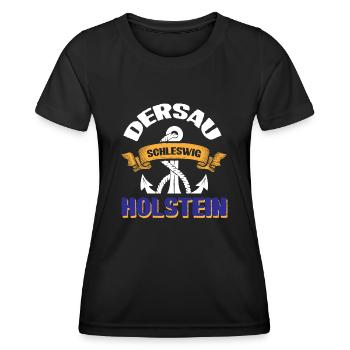 Dersauer Schleswig-holstein - Women's Functional T-Shirt - black - Front - AI Model Female 172 light (172cm)