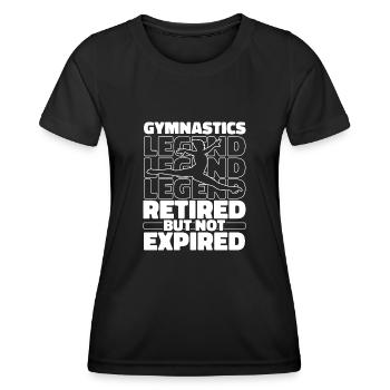 Rsg Turnen Sportgymnastik Rentner - Frauen Funktions-T-Shirt - Schwarz - Vorne - AI Model Female 172 light (172cm)