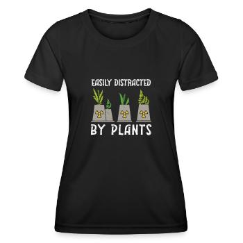 Nuklearingenieur lässt sich leicht von der - Frauen Funktions-T-Shirt - Schwarz - Vorne - AI Model Female 172 light (172cm)