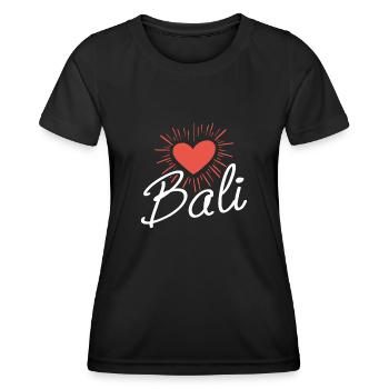 Bali - T-shirt sport Femme - noir - Devant - AI Model Female 172 light (172cm)