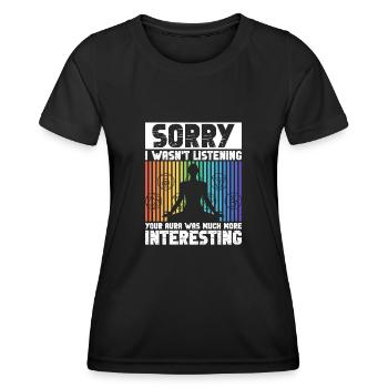 Reiki - Frauen Funktions-T-Shirt - Schwarz - Vorne - AI Model Female 172 light (172cm)