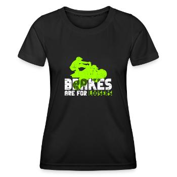 Quad - Women's Functional T-Shirt - black - Front - AI Model Female 172 light (172cm)