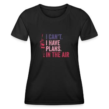 Stabhochspringen Mädchen - Frauen Funktions-T-Shirt - Schwarz - Vorne - AI Model Female 172 light (172cm)