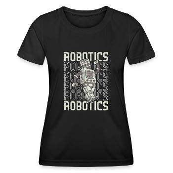 Robotics Ai Robot Mechanics Robotics - Women's Functional T-Shirt - black - Front - AI Model Female 172 light (172cm)