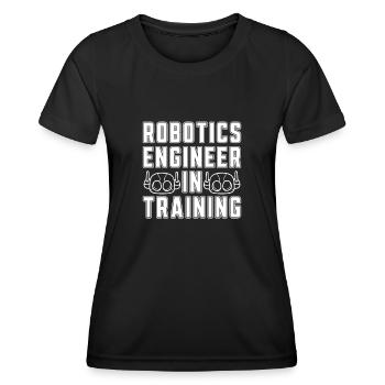 Robotique Ai Robot - T-shirt sport Femme - noir - Devant - AI Model Female 172 light (172cm)