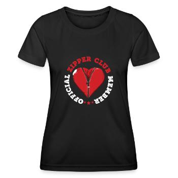 Herz OP Herzchirurgie Herzinfarkt - T-shirt sport Femme - noir - Devant - AI Model Female 172 light (172cm)