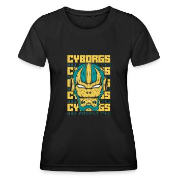 Robotique Ai Robot Cyborg - T-shirt sport Femme - noir - Devant - AI Model Female 172 light (172cm)