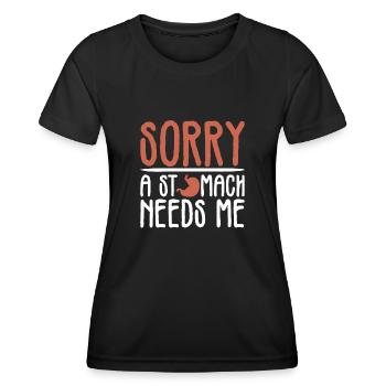 Magenchirurg Adipositaschirurgie - Frauen Funktions-T-Shirt - Schwarz - Vorne - AI Model Female 172 light (172cm)
