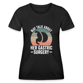 Magenbypass Und Bariatrische Chirurgie - Frauen Funktions-T-Shirt - Schwarz - Vorne - AI Model Female 172 light (172cm)