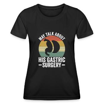 Magenbypass Und Bariatrische Chirurgie - Frauen Funktions-T-Shirt - Schwarz - Vorne - AI Model Female 172 light (172cm)