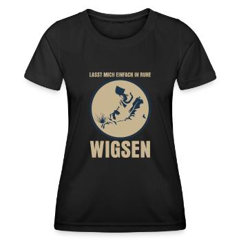 Schweißer Wigsen WIG Schweißen - Frauen Funktions-T-Shirt - Schwarz - Vorne - AI Model Female 172 light (172cm)