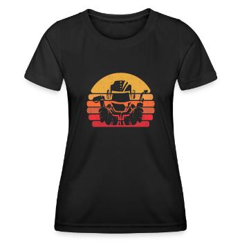 Serrurier soudeur - T-shirt sport Femme - noir - Devant - AI Model Female 172 light (172cm)