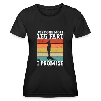 Beinamputierter Rollstuhl Nach Prothetischer - Frauen Funktions-T-Shirt - Schwarz - Vorne - AI Model Female 172 light (172cm)
