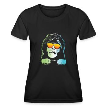 Sheepadoodle Doodle Dog - Women's Functional T-Shirt - black - Front - AI Model Female 172 light (172cm)