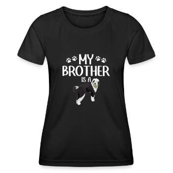 Sheepadoodle Doodle Dog - Women's Functional T-Shirt - black - Front - AI Model Female 172 light (172cm)