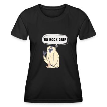 Weight Lifting Power Snatch - Women's Functional T-Shirt - black - Front - AI Model Female 172 light (172cm)