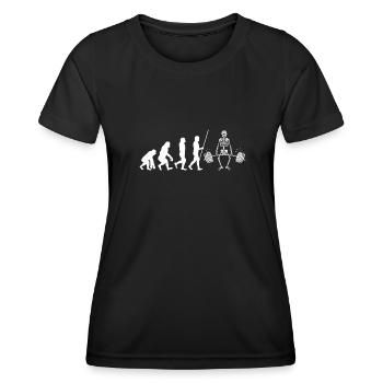 Weight Lifting Power Snatch - Women's Functional T-Shirt - black - Front - AI Model Female 172 light (172cm)