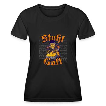 Welder locksmiths steal Schweier - Women's Functional T-Shirt - black - Front - AI Model Female 172 light (172cm)