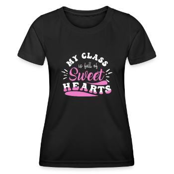 Meine Klasse ist voller Schatz - Frauen Funktions-T-Shirt - Schwarz - Vorne - AI Model Female 172 light (172cm)
