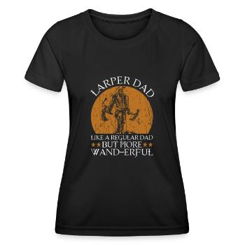 Rollenspiel Larper Dad Und Larper Vater - T-shirt sport Femme - noir - Devant - AI Model Female 172 light (172cm)