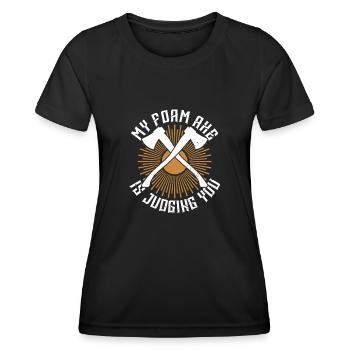 Rollenspiele Und Larping Rpg Rollenspiele - Frauen Funktions-T-Shirt - Schwarz - Vorne - AI Model Female 172 light (172cm)