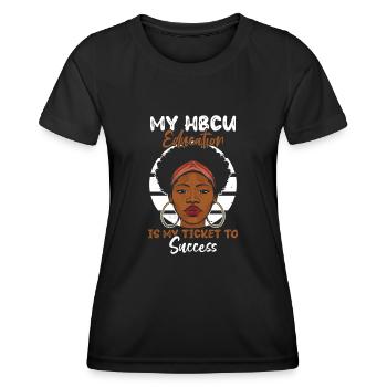 Chasseur de coyotes - T-shirt sport Femme - noir - Devant - AI Model Female 172 light (172cm)