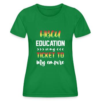 Chasseur de coyotes - T-shirt sport Femme - vert - Devant - AI Model Female 172 dark (172cm)