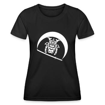 Épée Samouraï Katana Ninja Épée - T-shirt sport Femme - noir - Devant - AI Model Female 172 light (172cm)