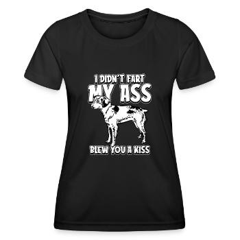 Brittany Spaniel - Women's Functional T-Shirt - black - Front - AI Model Female 172 light (172cm)