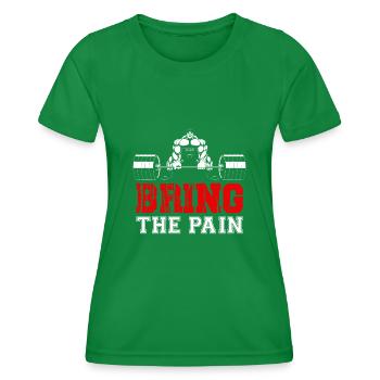 Train - T-shirt sport Femme - vert - Devant - AI Model Female 172 dark (172cm)